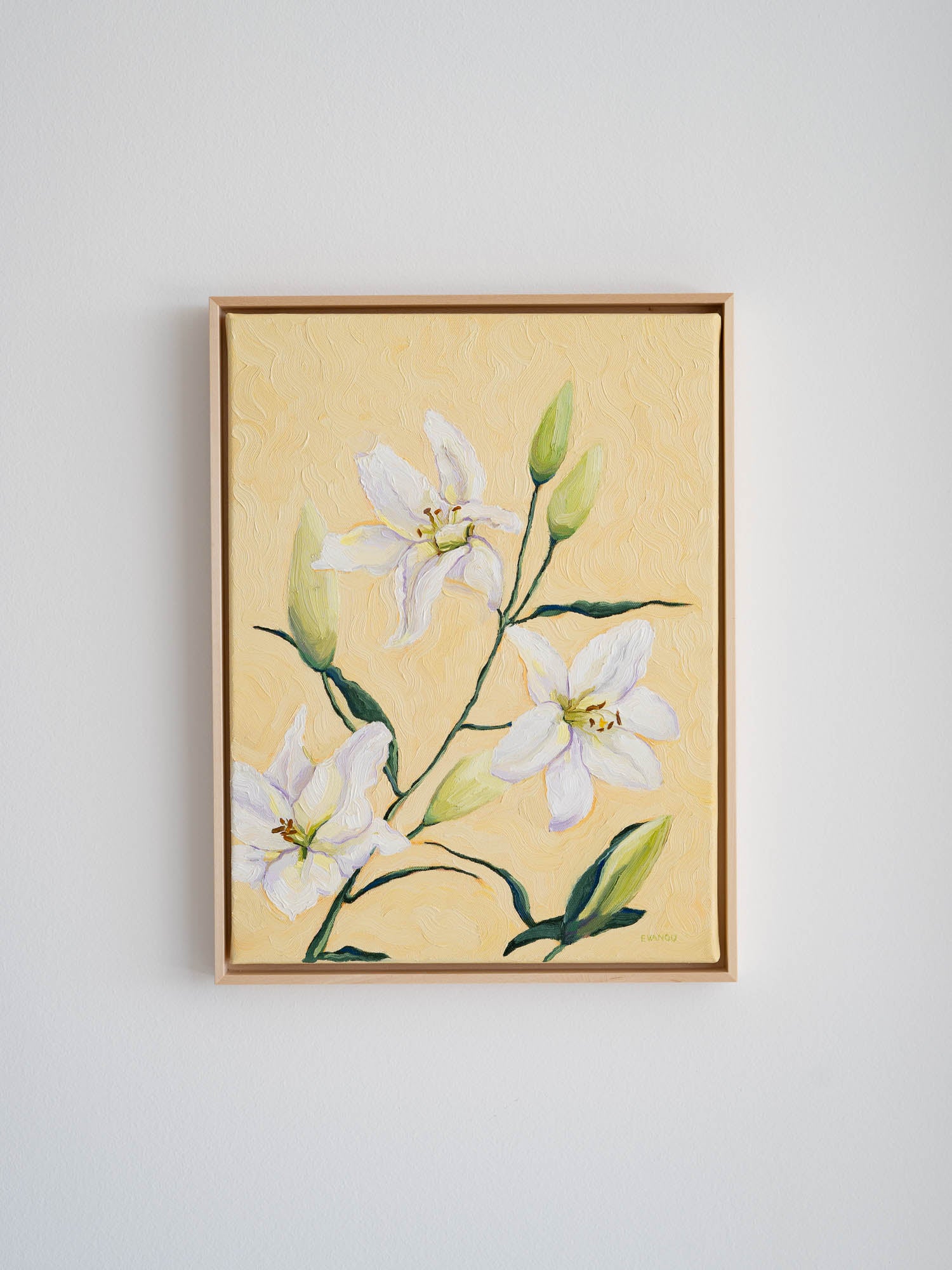 Original selling Flowerat (Lily) Painting