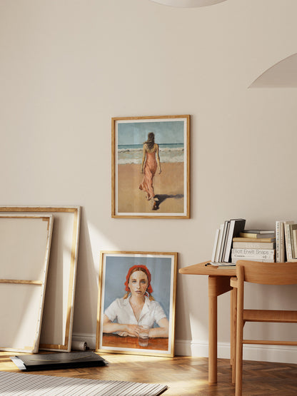 art studio interior with artwork