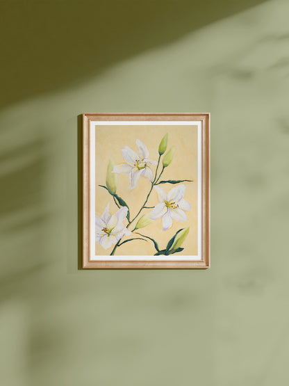 modern botanical art print