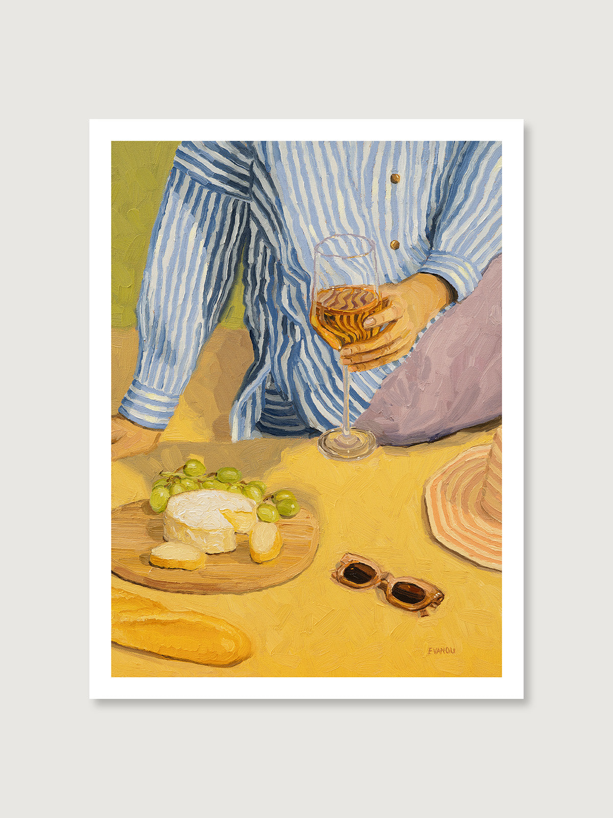 Picnic art print 