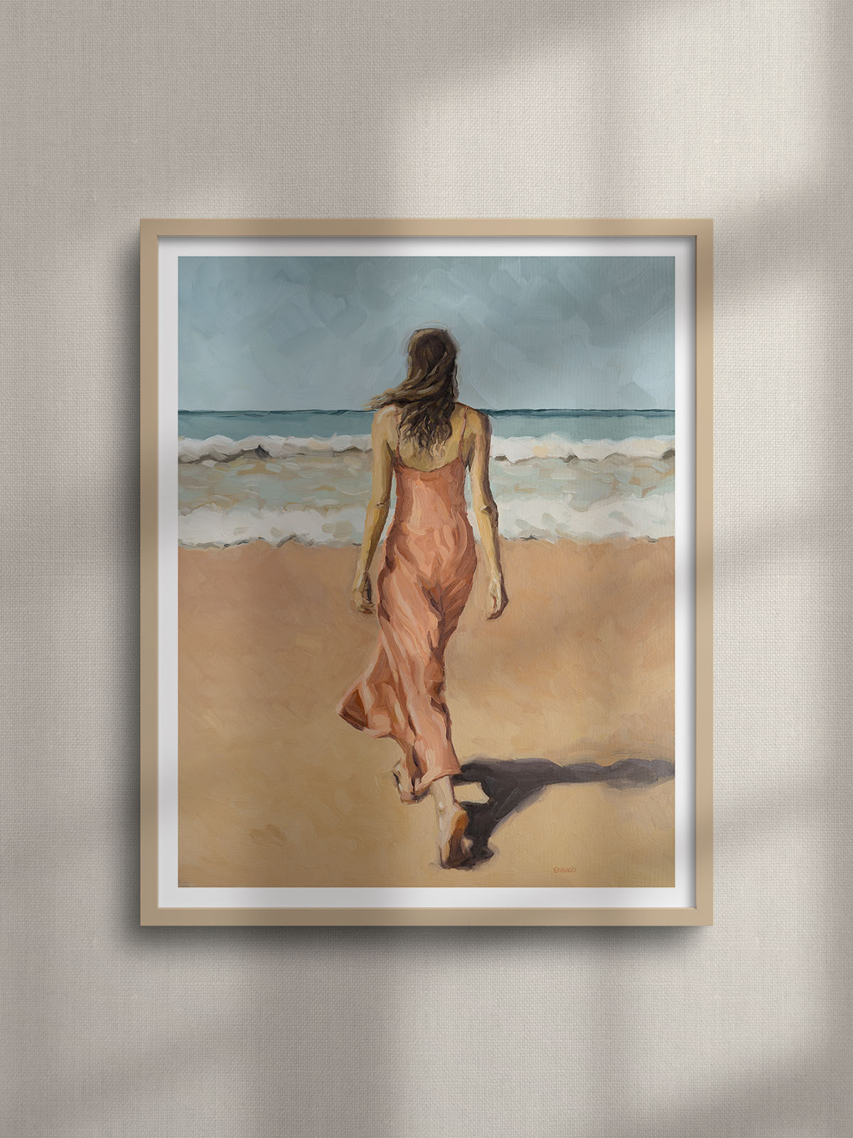 figurative art beach sea