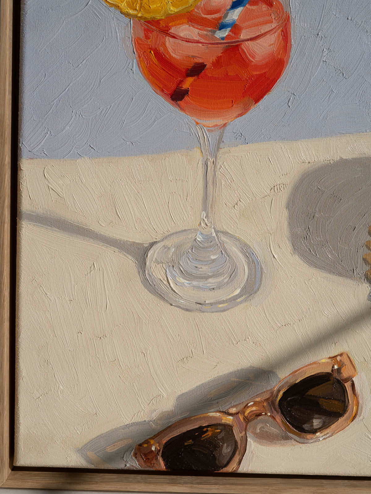 Spritz O’Clock oil painting, Summer themed still life art