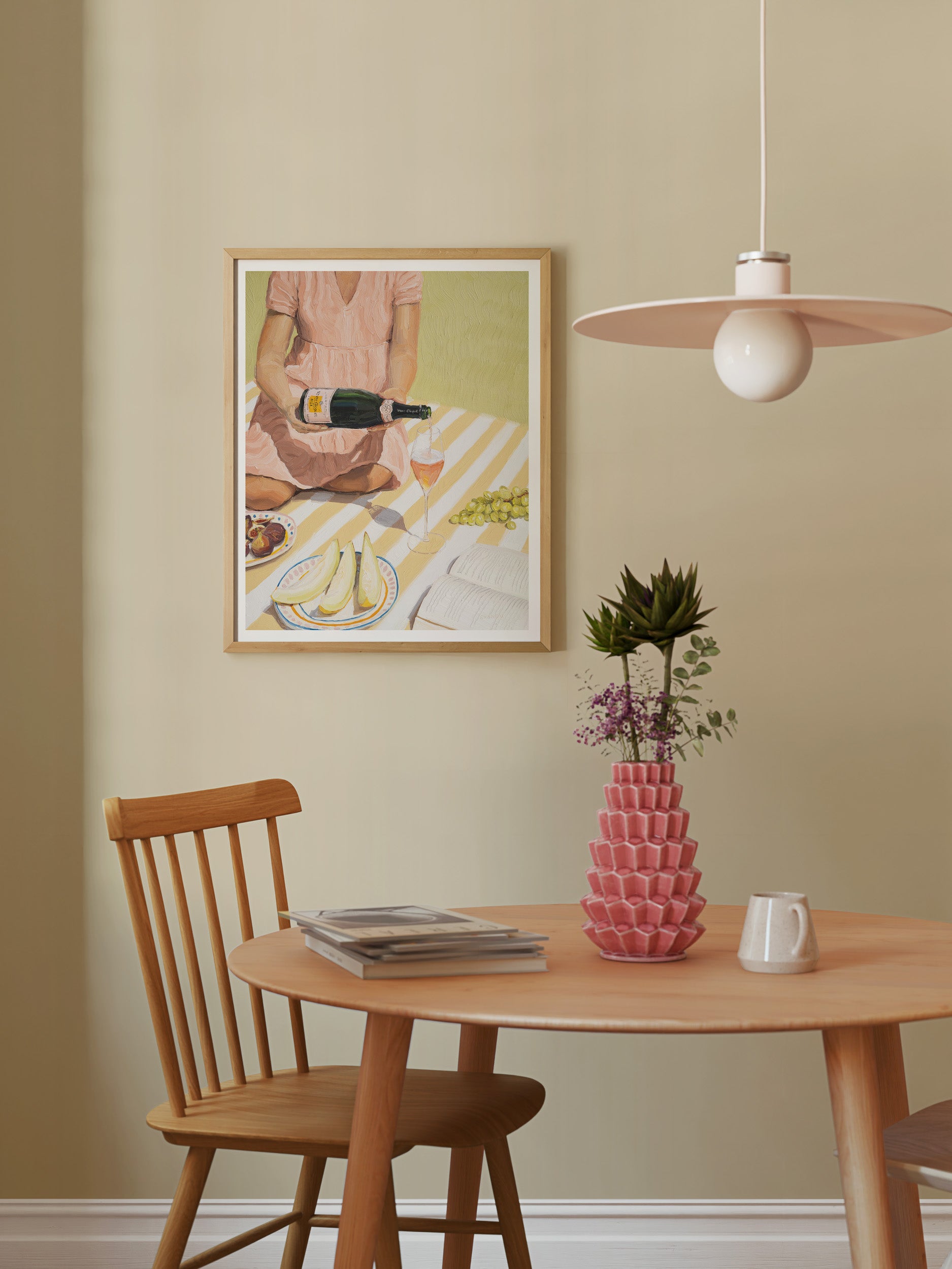 Hand-signed open edition print of the original oil painting "Summer Sweetness".